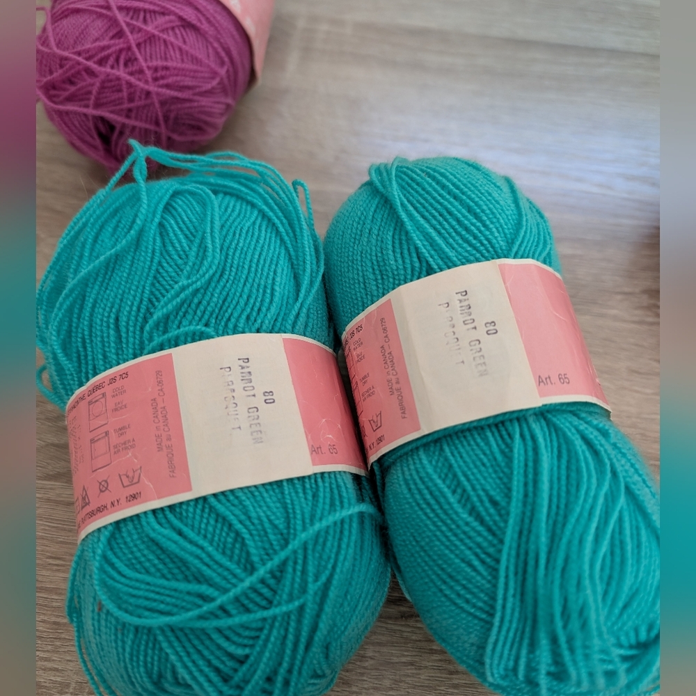 Mixed Lot Of 5 Vintage Bernat Baby Fingering Weight Yarn - Picture 5 of 7